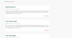Desktop Screenshot of flamesofwarspain.com